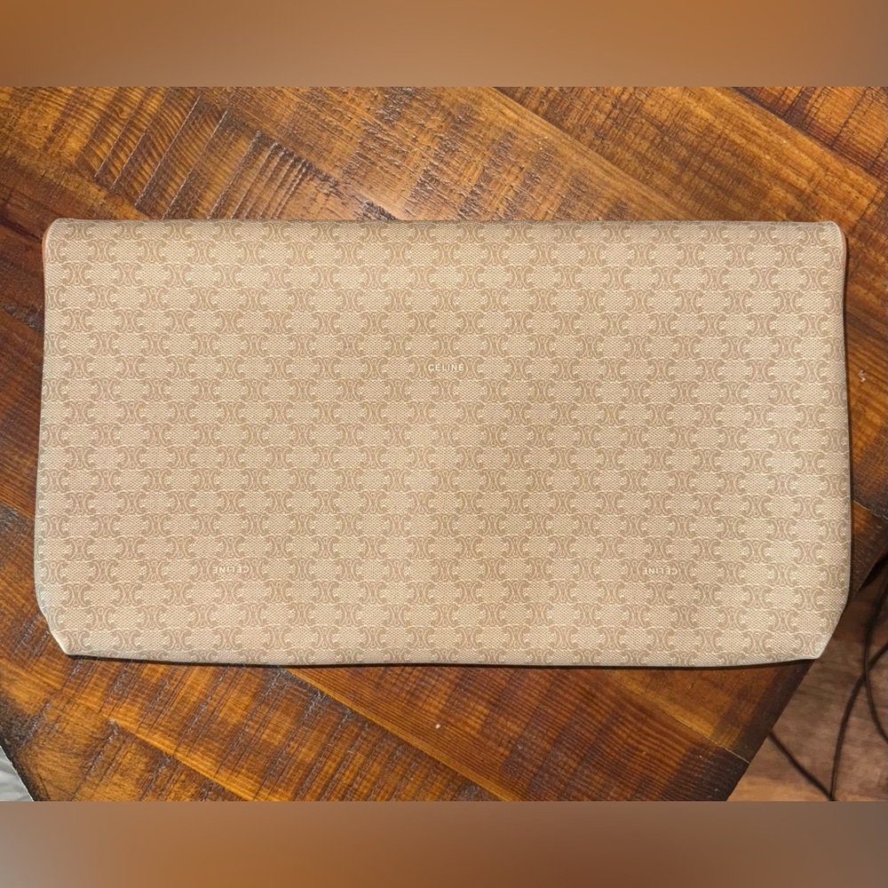 Celine Tan Monogram Envelope Clutch - Picture 6 of 6
